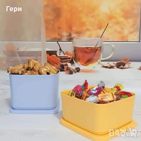 Tupperware  кутии кубикс, снимка 9 - Кутии за храна - 50746266