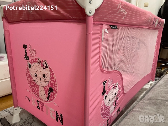 Бебешка сгъваема кошарка легло и матрак Magniflex