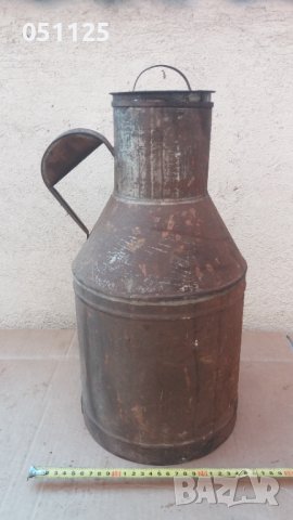 метален възрожденски гюм съд - 8 литра , снимка 8 - Антикварни и старинни предмети - 38571823