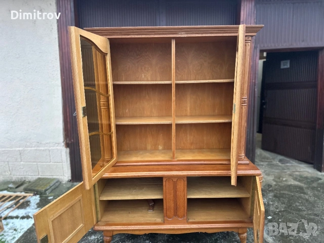Класическа витрина с шкаф, снимка 5 - Секции и витрини - 53958996