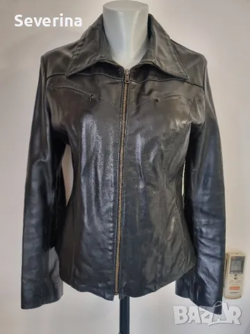 Phard*Естествена кожа, с подплата яке , снимка 2 - Якета - 48135863