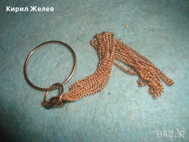 КРАСИВА СТОМАНЕНА ПОЗЛАТЕНА АРТ ВИСУЛКА УКРАШЕНИЕ БИЖУ НАКИТ АКСЕСОАР 20762, снимка 4 - Други - 35364470