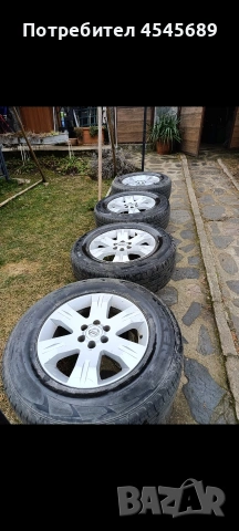 джанти с гуми НИСАН 16 ЦОЛА, снимка 5 - Гуми и джанти - 54232980