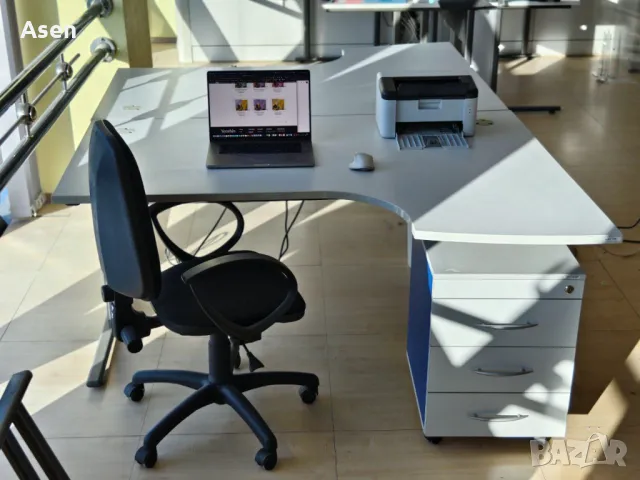 Офис бюро 25мм плот + контейнер + офис стол, снимка 1