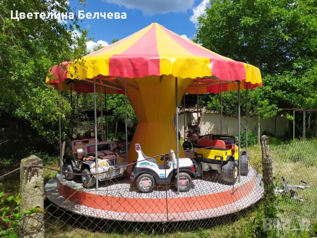 детска въртележка карусел атракцион забава , снимка 2 - Градинска техника - 48551035