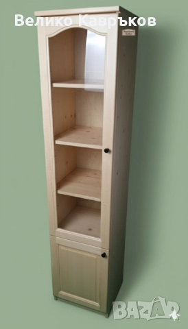 Витрина-40х40х180см,масив., снимка 4 - Секции и витрини - 51922051