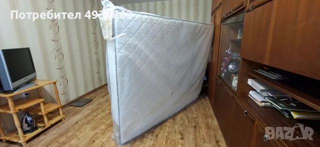 ЧИСТО НОВ матрак 160/200 см – с касов бон и гаранция (неразпечатан), снимка 3 - Матраци - 55848290