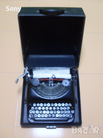 Стара американска пишеща машина с куфар- Ремингтон., снимка 7 - Антикварни и старинни предмети - 52897133