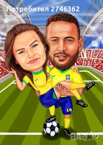 Дигитална Карикатура-шарж в рамка, снимка 13 - Картини - 29493243