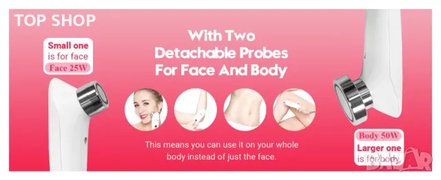 Професионален радиочестотен уред за стягане на кожата - Uaike RF 01, снимка 11 - Козметични уреди - 48804994