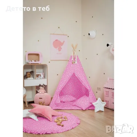 Палатка игу розови звезди, снимка 1