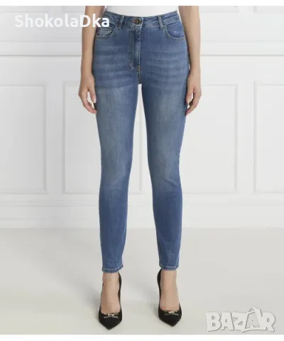 Дънки с висока талия Elisabetta Franchi размер XS, снимка 2 - Дънки - 56139305
