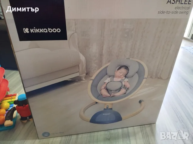 Електрическа люлка-шезлонг Kikka boo, снимка 6 - Детски люлки - 55850899