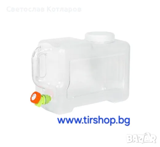 Туба за вода 22 литра прозрачна 