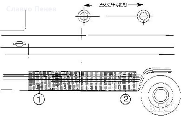 Ретро ламарини прагове , вежди и други за MERCEDES-BENZ T2/L, снимка 5 - Части - 31841791