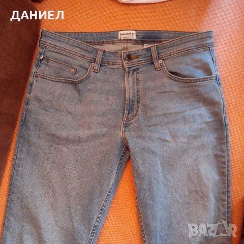 Оригинални Мъжки дънки TIMBERLAND UOMO SLIM раэмер W34 L32 , снимка 15 - Дънки - 30970494