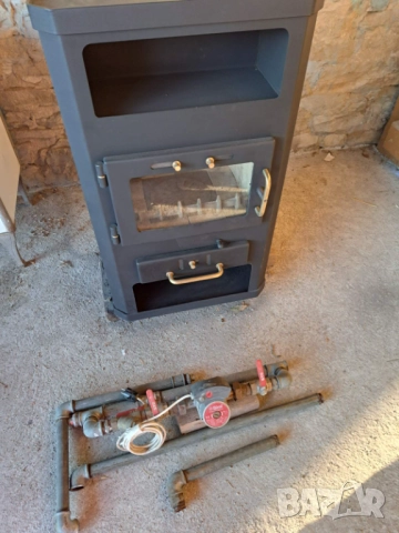 Камина Комфорт с водна риза + помпа Biral, снимка 5 - Камини - 52409997