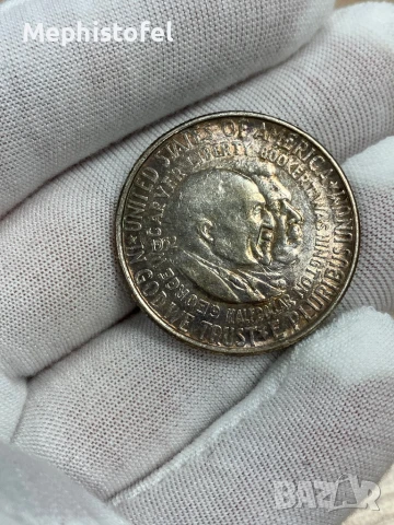 1/2 долар (Half Dollar) 1952 г, САЩ - сребърна монета, снимка 4 - Нумизматика и бонистика - 51202242