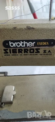 Продава се професионална шевна машина Brother Exedra, снимка 5 - Шевни машини - 56085465