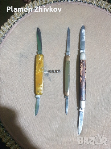 стари джобни чекики Не са брилянтни но много добри , снимка 3 - Ножове - 52747951