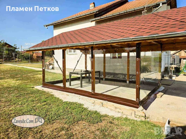 Изработка на Ветроупорни завеси, Врати за навеси, Беседки и Навеси!, снимка 5 - Ремонти на къщи - 54147161