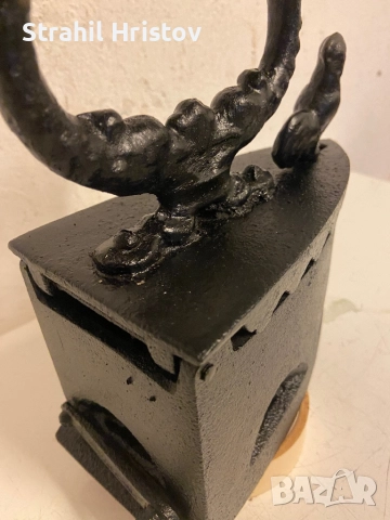 Ютия на жар стара, снимка 3 - Антикварни и старинни предмети - 52487469