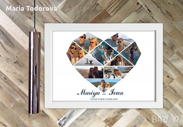 Фотоколаж за СВ.Валентин, снимка 5 - Картини - 31548631