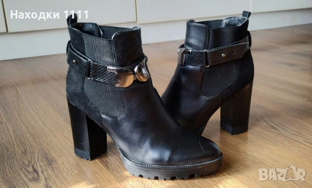 Страхотни боти ботуши Tamaris Тамарис, размер 38, отлично състояние, снимка 5 - Дамски боти - 53097507