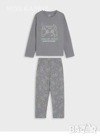 Памучна пижама 116см за момче , снимка 1