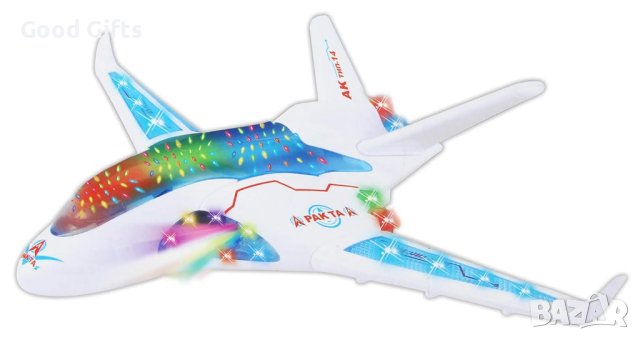 Детски боен самолет с 3D светлини, снимка 2 - Влакчета, самолети, хеликоптери - 42916807