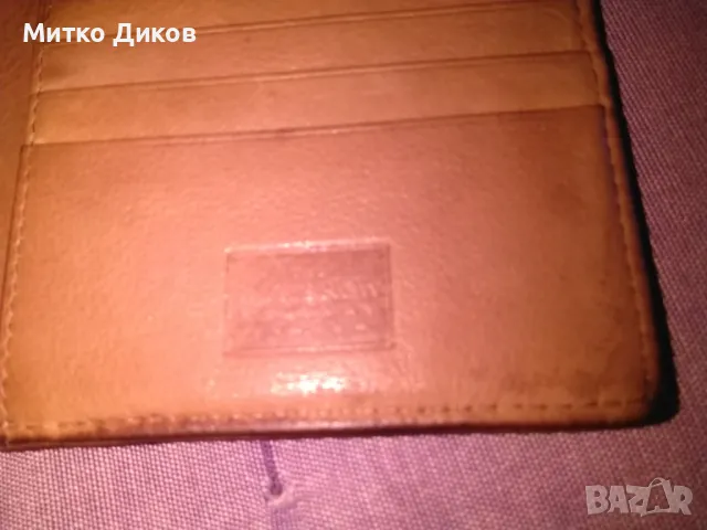 The Savile Row Company London марков портфейл естествена кожа телешки бокс 120х95мм, снимка 7 - Портфейли, портмонета - 47840667