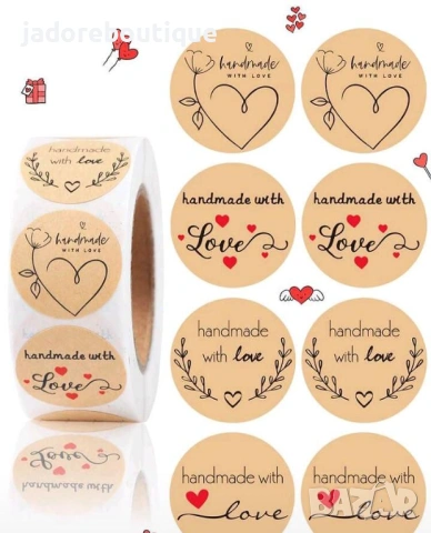 Лепенки / стикери Pretty things inside/ Handmade/ Free gift, снимка 6 - Други - 31509450