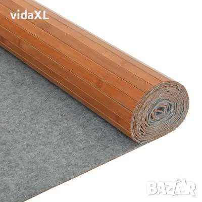 vidaXL Преграда за стая, кафяв, 165x250 см, бамбук(SKU:376992), снимка 3 - Паравани - 49409573