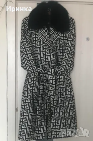  BALMAIN eлегантно дамско палто НОВО 