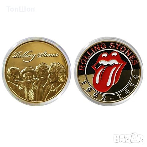 Rolling Stones - Монета, снимка 2 - Нумизматика и бонистика - 39658561