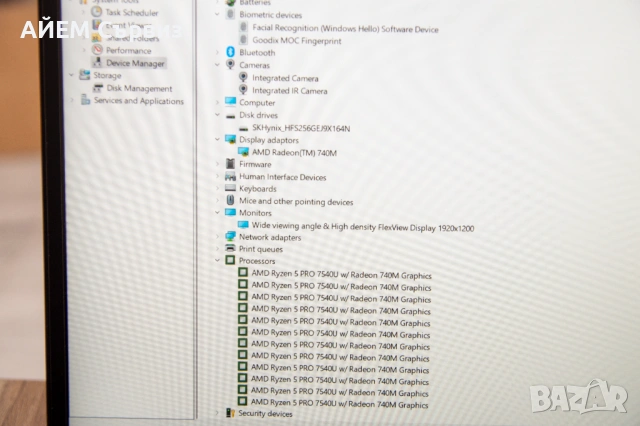 Lenovo ThinkPad T14s Gen 4 / Ryzen 5 7540u / 16GB / 256GB / WUXGA Touch, снимка 3 - Лаптопи за дома - 54224466