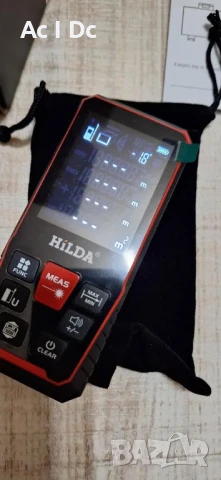 Лазерна ролетка 120 метра Hilda, снимка 3 - Измервателни инструменти - 50676360