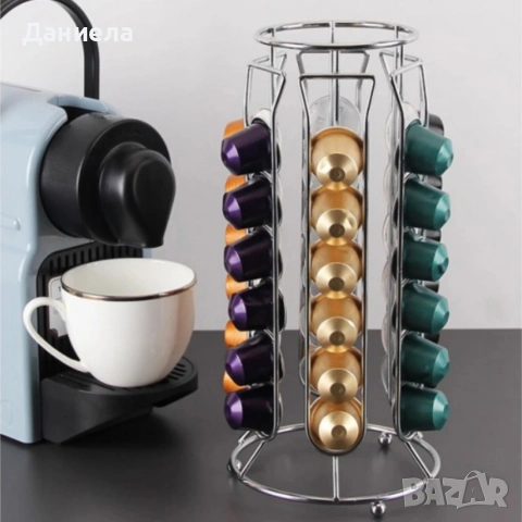 Метална стойка Cheffinger за 36 капсули Nespresso 