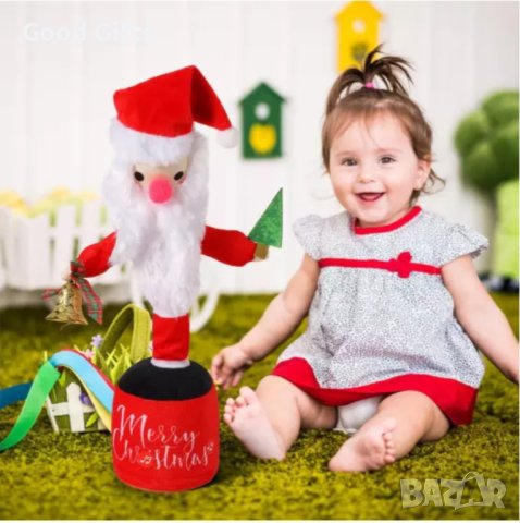 Пеещ и танцуващ Дядо Коледа, снимка 6 - Музикални играчки - 42835546