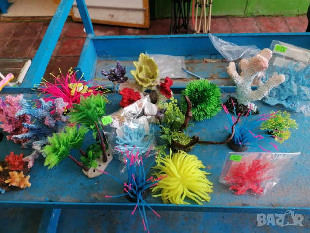 Продавам силиконови риби, корали. , снимка 18 - Оборудване за аквариуми - 47767680