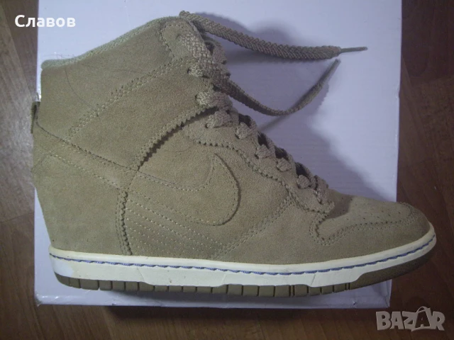 Nike SB Zoom - дамски велурени спортни обувки, снимка 3 - Дамски боти - 51377448