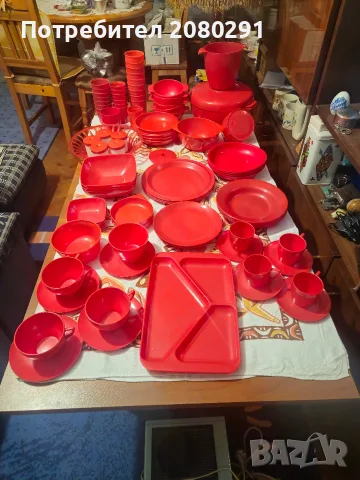 Стар пластмасов сервиз , снимка 12 - Сервизи - 55943637