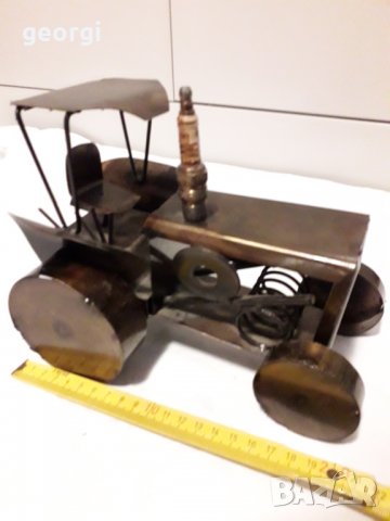 Декоративен трактор  19/1, снимка 2 - Колекции - 31615569