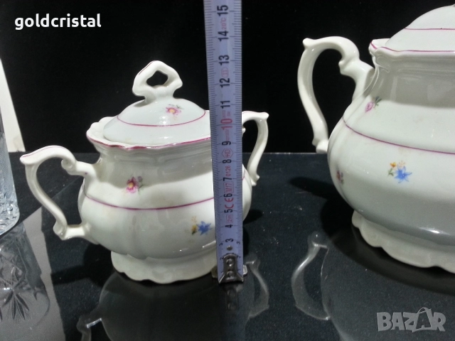 Стар български порцелан чайник заханица латиера , снимка 13 - Антикварни и старинни предмети - 51887719