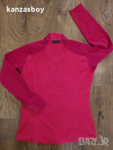 HAGLOFS Zip Neck Red Fleece Jacket - страхотен дамски полар, снимка 8 - Блузи с дълъг ръкав и пуловери - 31879257