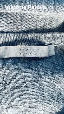 COS красива блуза тънък меринос Швеция, снимка 8 - Блузи с дълъг ръкав и пуловери - 50377639