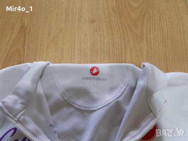 вело джърси castelli тениска екип блуза шосейно колоездене спорт дамско оригинално L, снимка 7 - Спортни екипи - 51190558