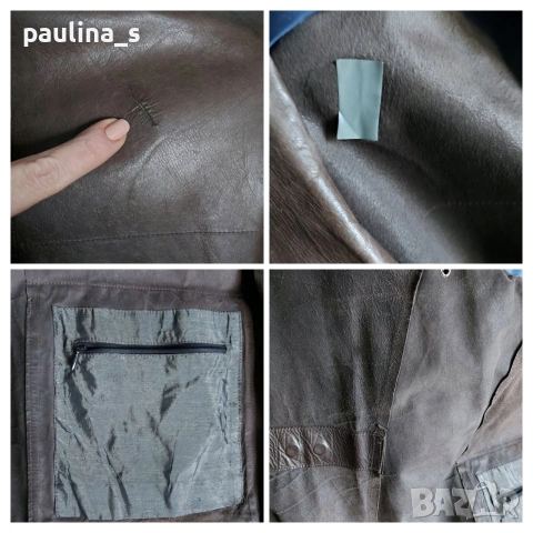 Два различни броя / Мъжко яке "Biker" и "Tommy Hilfiger" / естествена кожа / голям размер , снимка 18 - Якета - 44322536