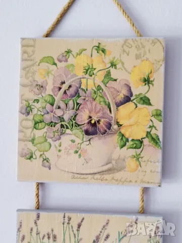 Пано 3 дървени плочки, снимка 2 - Пана - 50322067