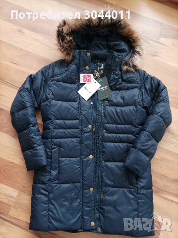 BARBOUR луксозно зимно яке с пух и пера, снимка 8 - Детски якета и елеци - 38177866